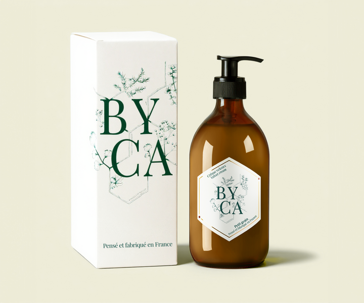 VELVET CREAM GLASS BOTTLES (480ML)