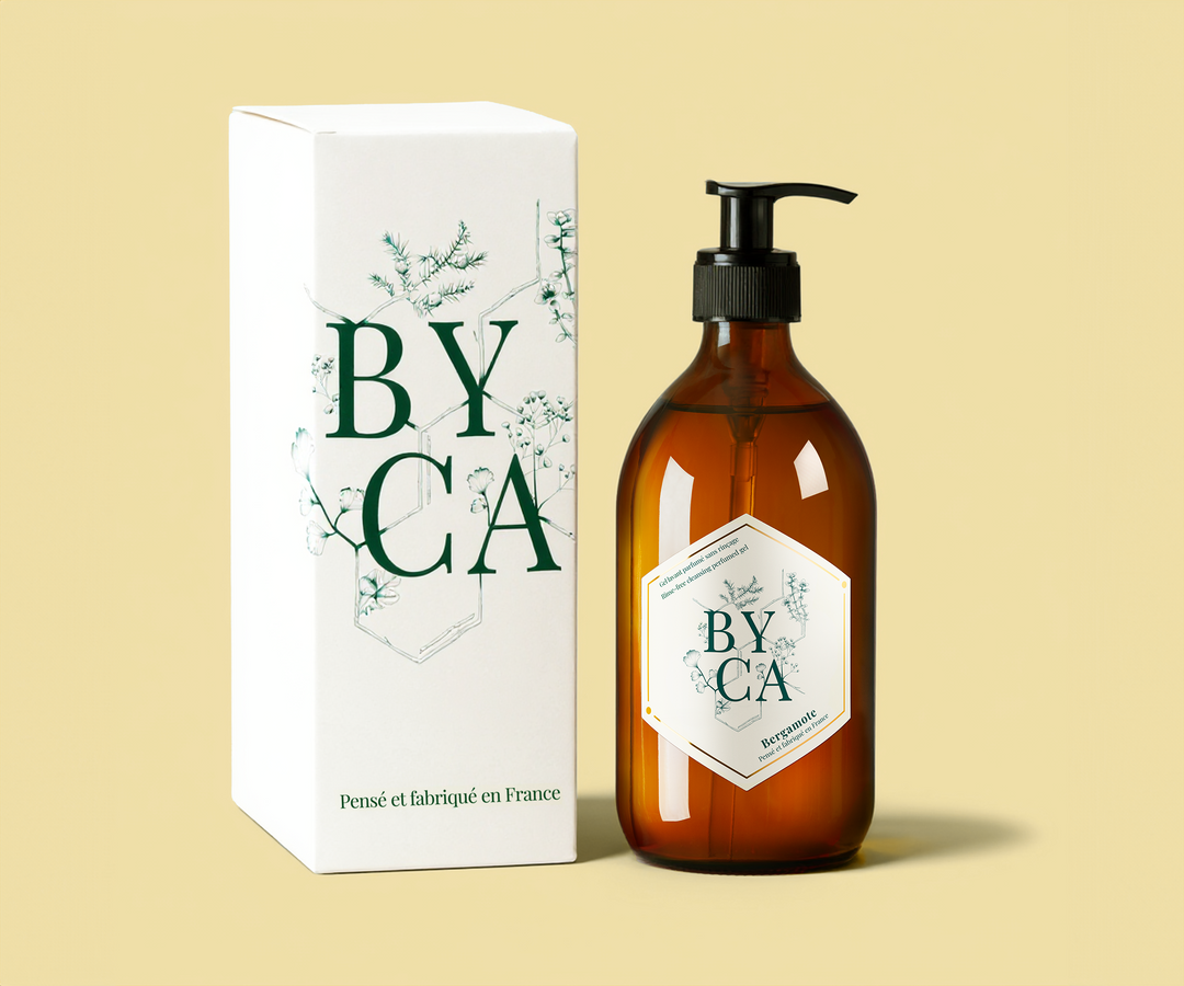 RINSE-FREE CLEANSING GEL GLASS BOTTLES (480ML)